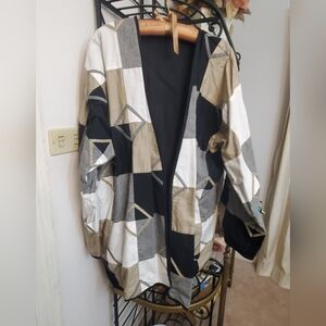 Womens handmade quilted jacket in a size 18